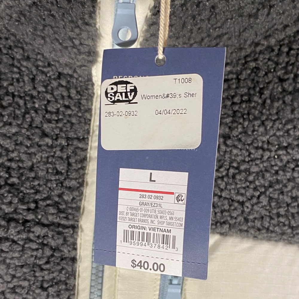 Universal Thread Sherpa jacket/coat - Picture 3 of 5
